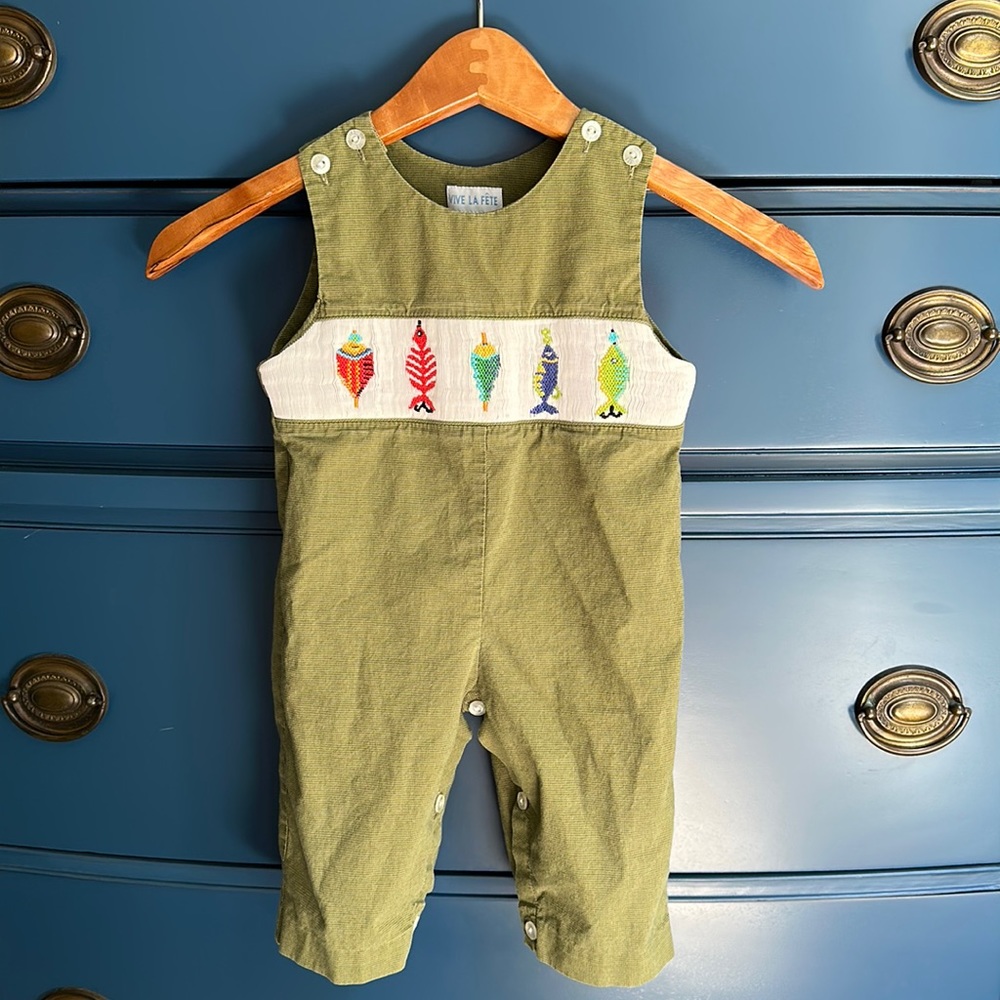 Vive La Fete Fish Smocked Longall